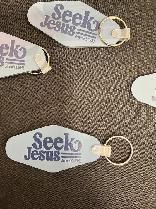 Seek Jesus Keychain