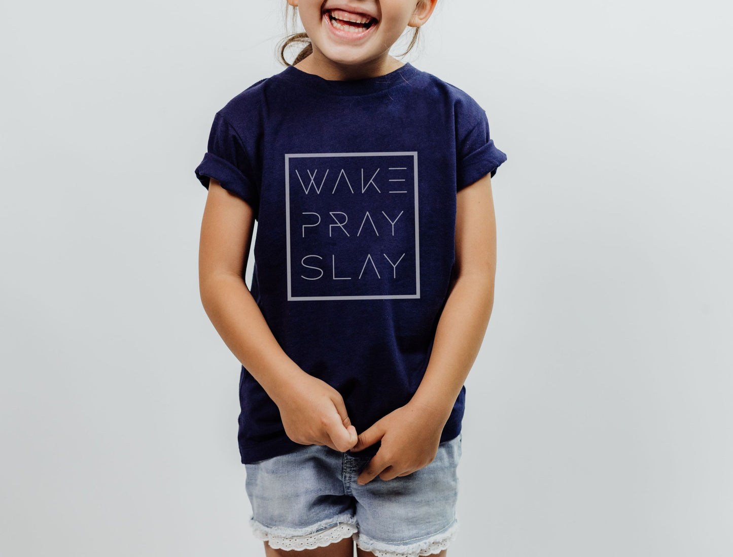 Wake, Pray, Slay Youth Tee - GritGraceClothingCo