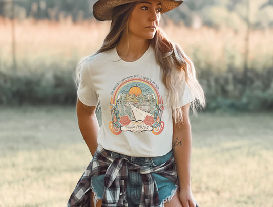 Lamp and Light T-Shirt | Christian T Shirts - GritGraceClothingCo