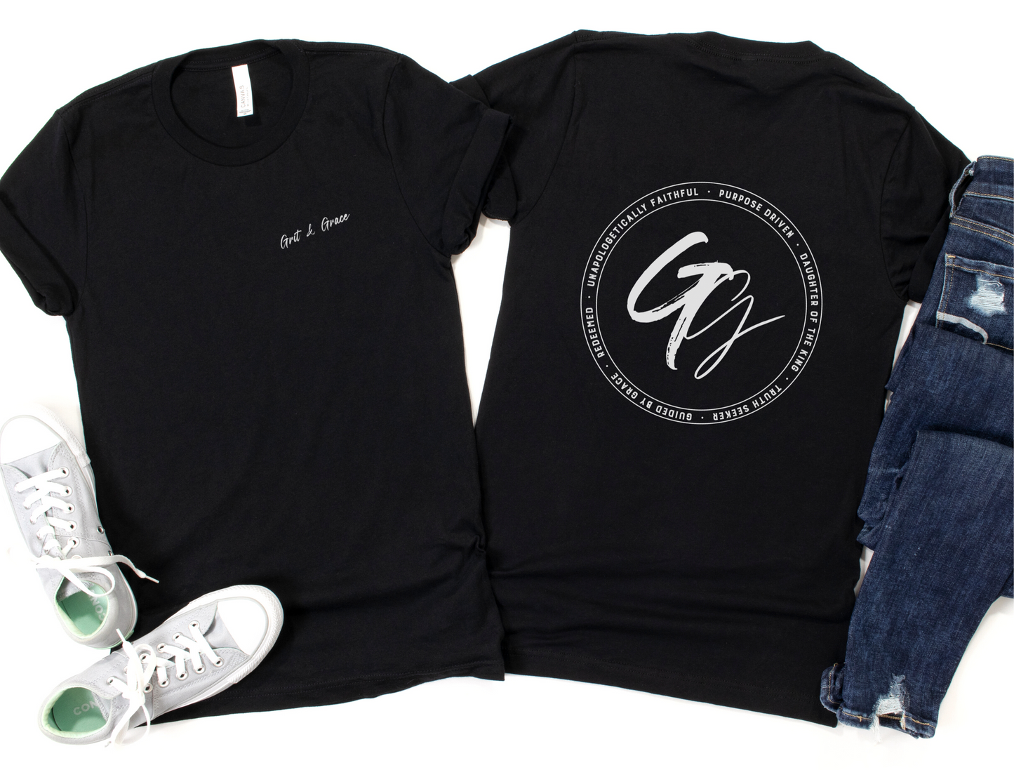 Grit & Grace Tee | Christian Apparel - GritGraceClothingCo