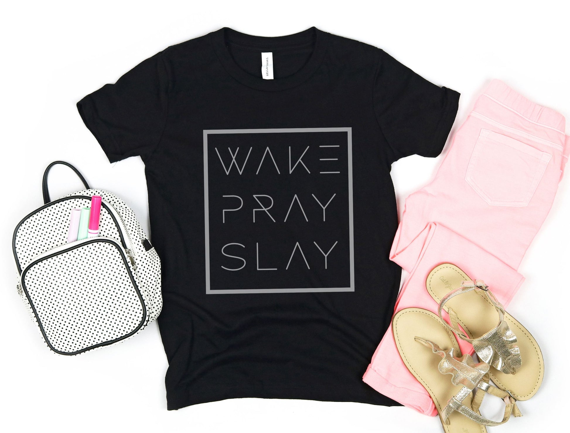 Wake, Pray, Slay Youth Tee - GritGraceClothingCo