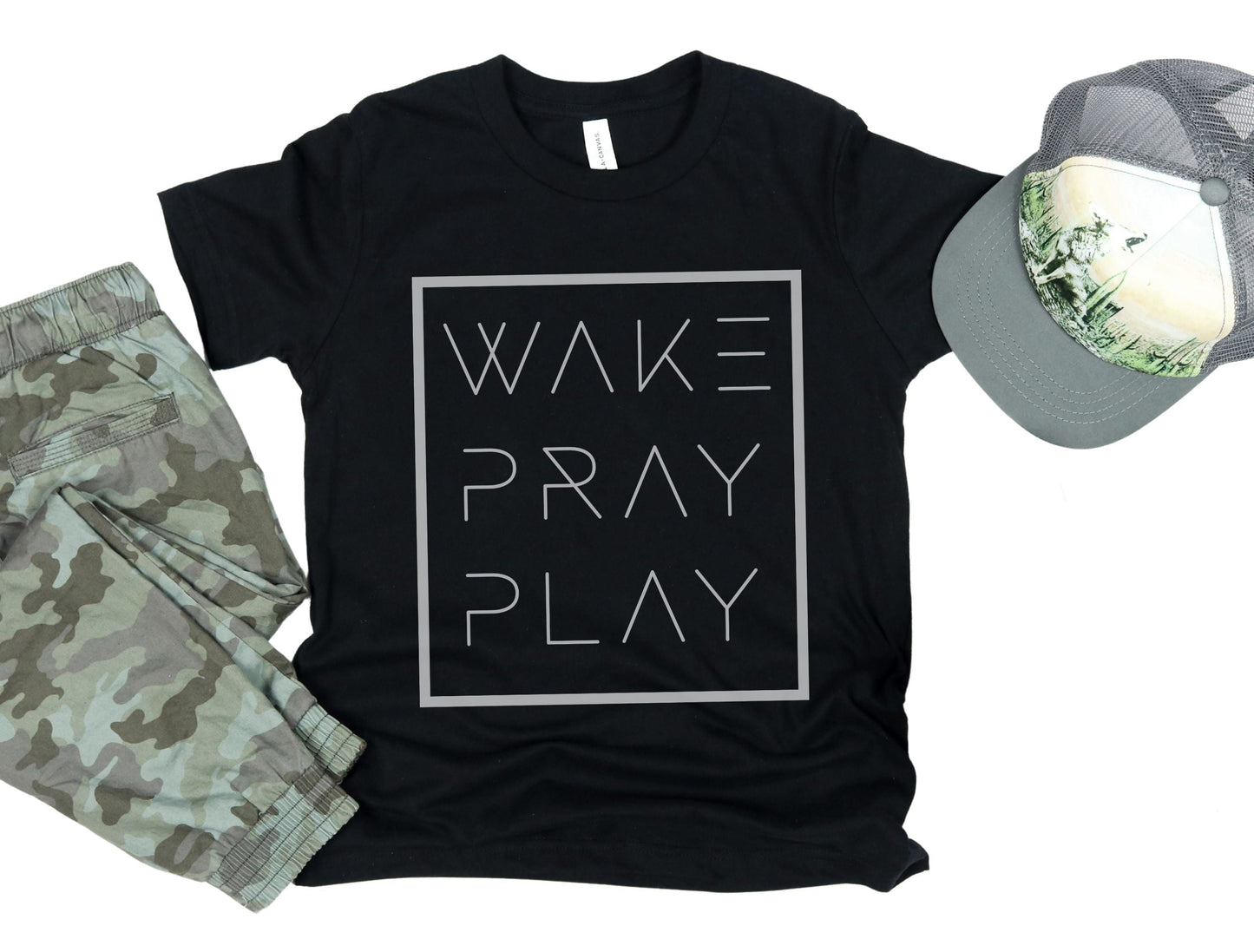 Wake, Pray, Play - GritGraceClothingCo