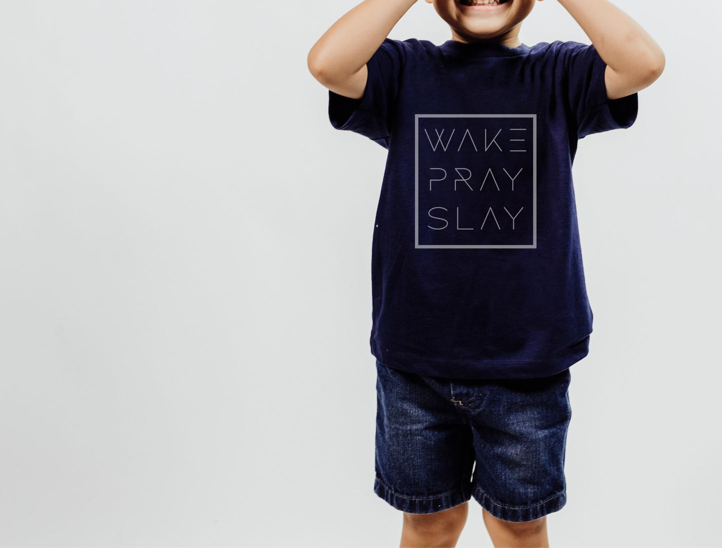 Wake, Pray, Slay Youth Tee - GritGraceClothingCo