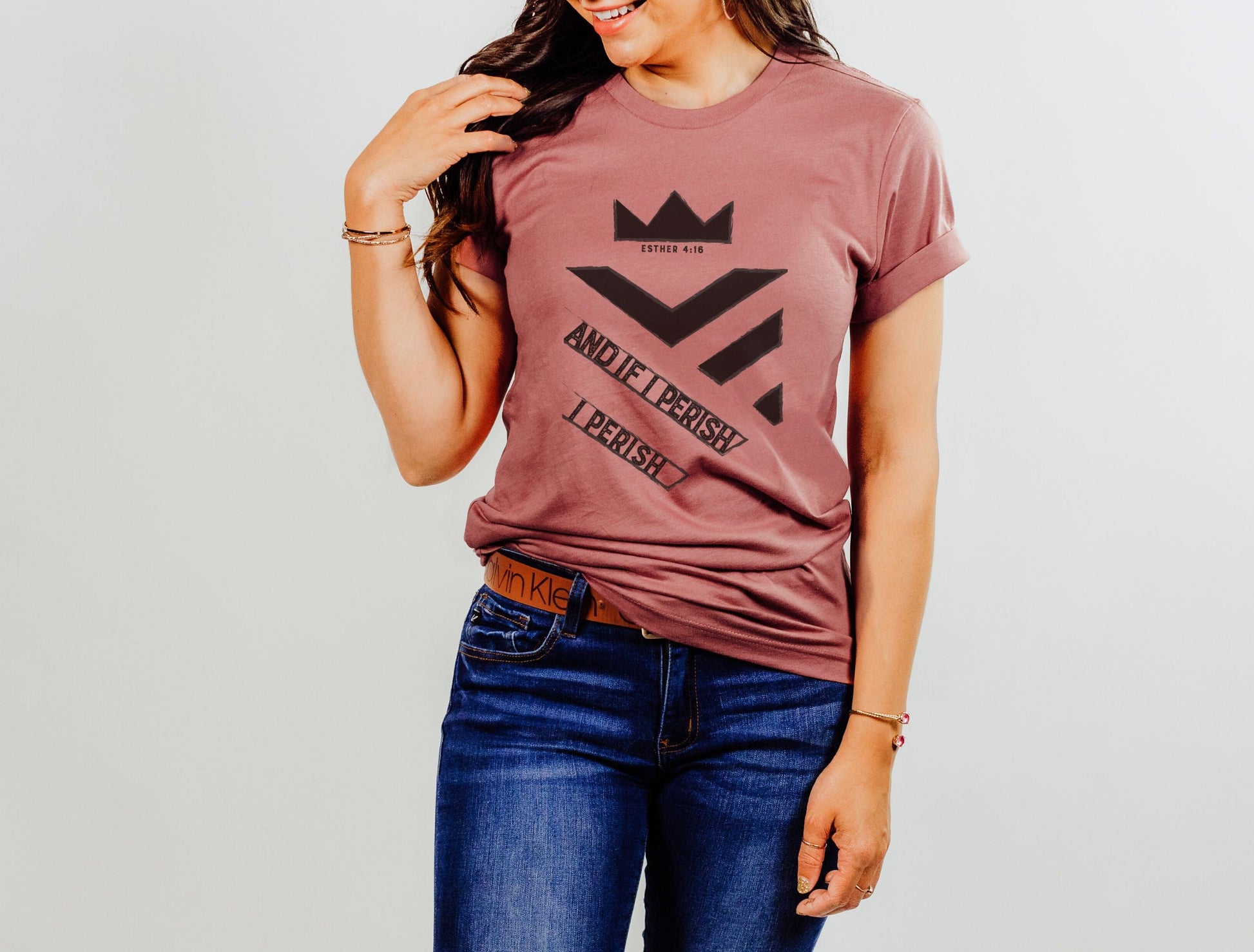 Esther Shield Tee - GritGraceClothingCo