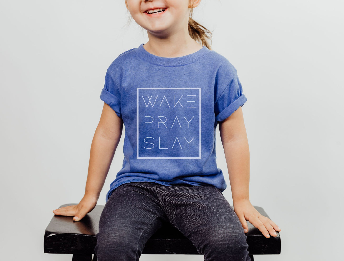 Wake, Pray, Slay Youth Tee - GritGraceClothingCo