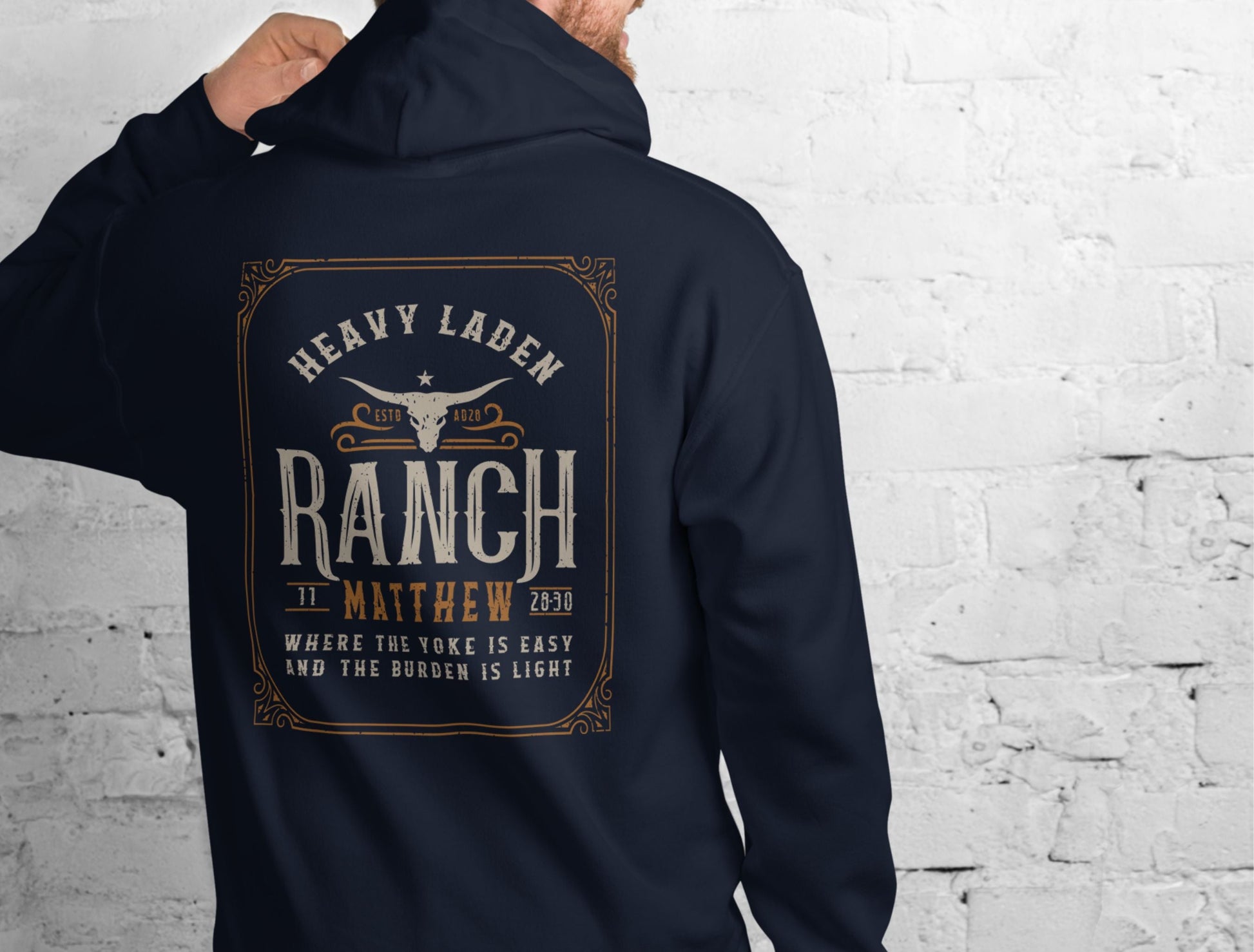 Heavy Laden Hoodie - GritGraceClothingCo