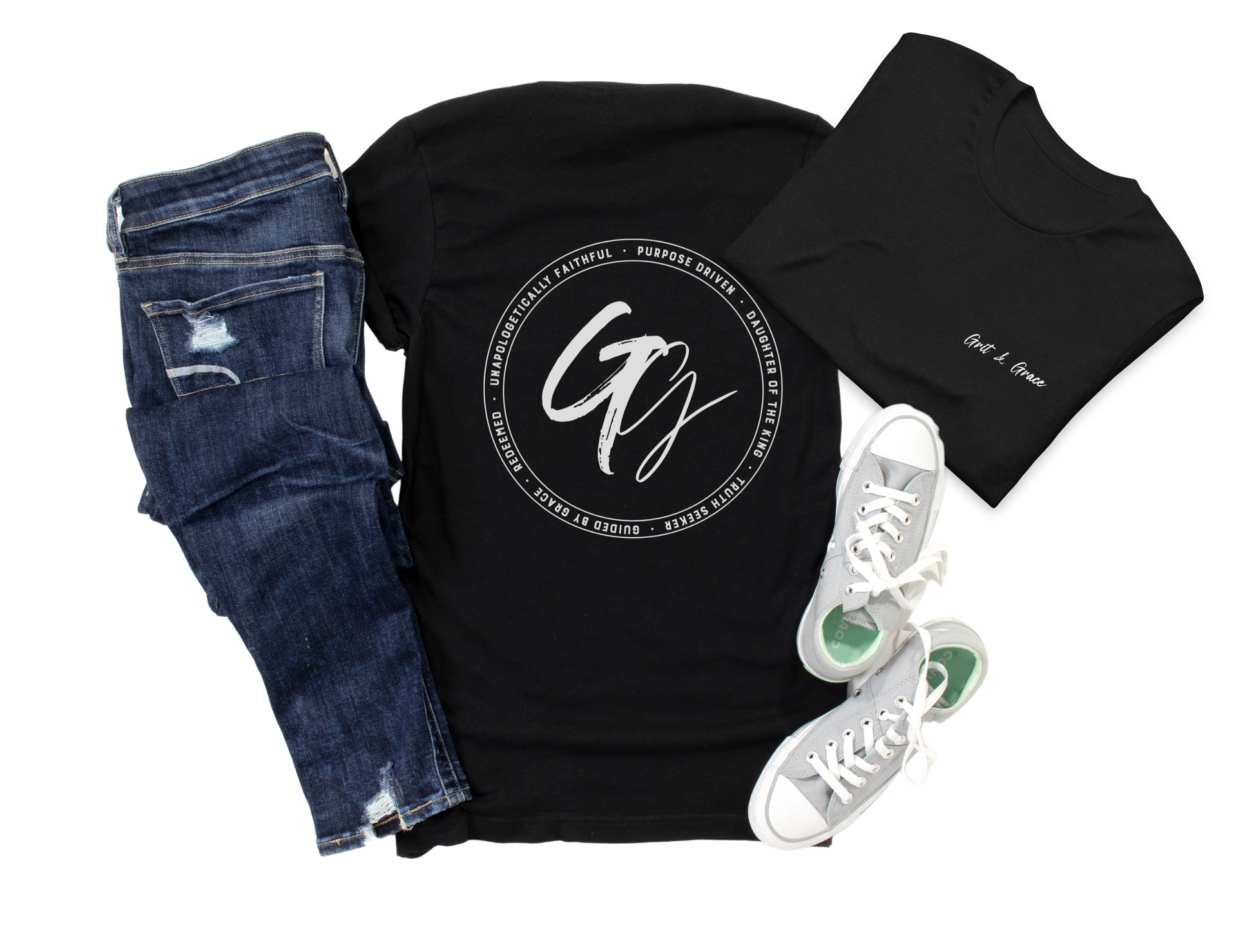 Grit & Grace Tee | Christian Apparel - GritGraceClothingCo