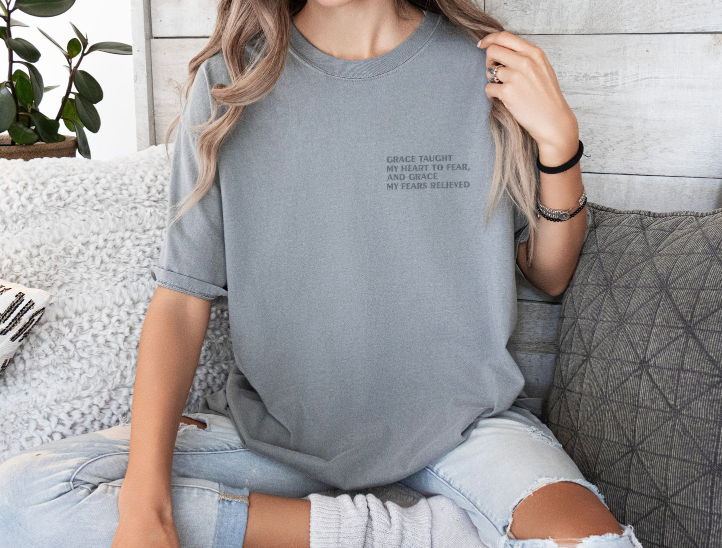 Grace Hymnal Tee - GritGraceClothingCo